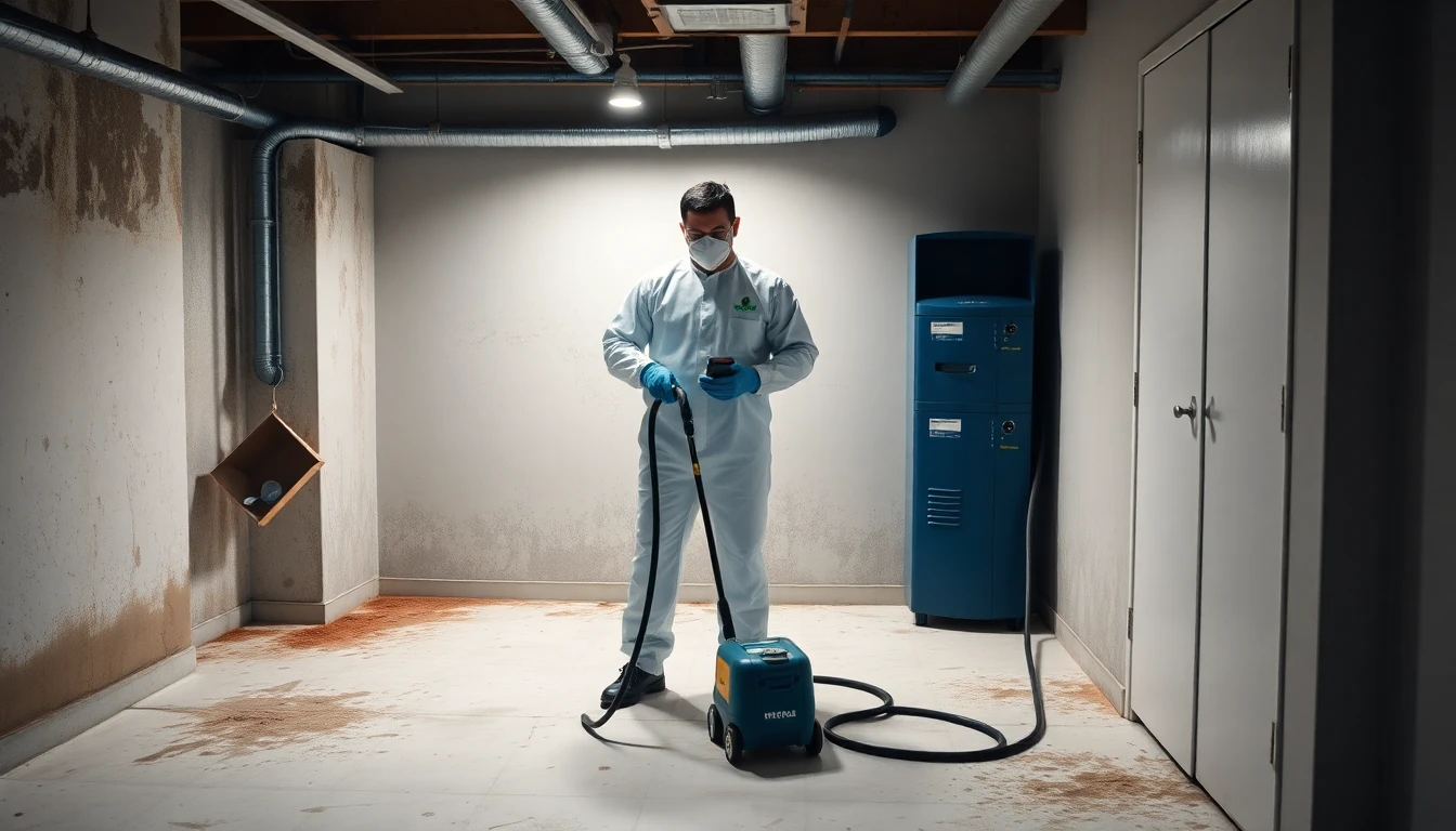 Basement & Utility Room Mold Cleanup